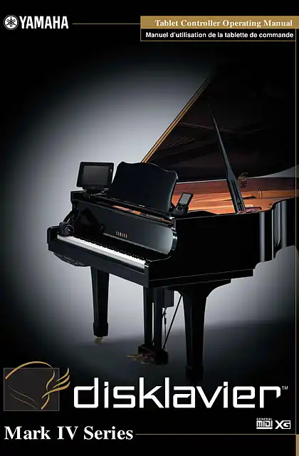 yamaha雅马哈Disklavier Mark IV_PRO Series Tablet Controller Operating Manual (North America)